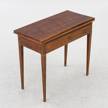 Game table, 18th century, Late Gustavian.