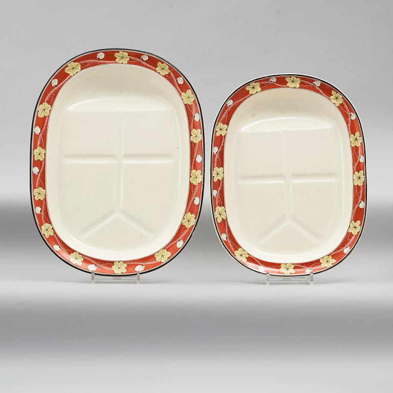 A Copeland creamware part dinner service, early 19th century. (163 pieces).