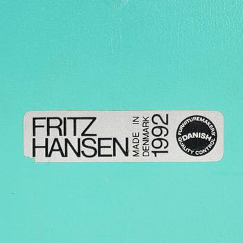 Arne Jacobsen, stolar, 4 st, "Myran", Fritz Hansen, Danmark, 1992-97.