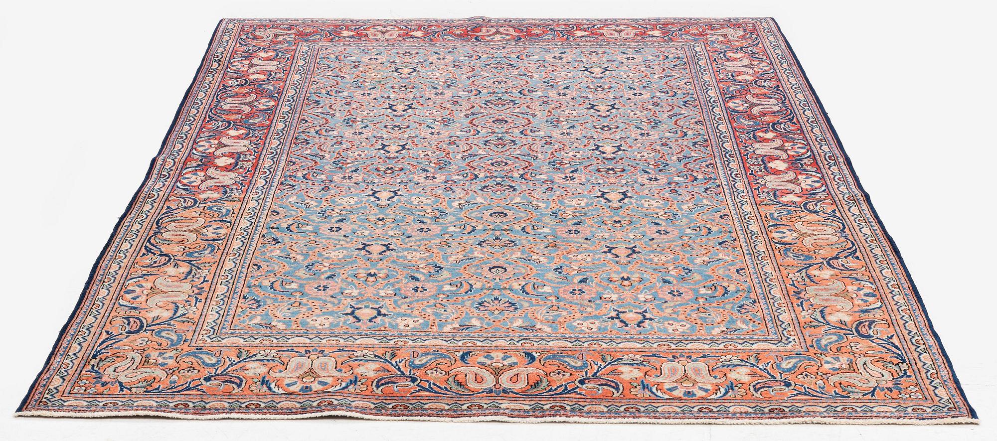Matta, semiantik, Keshan, ca 197,5 x 132 cm.