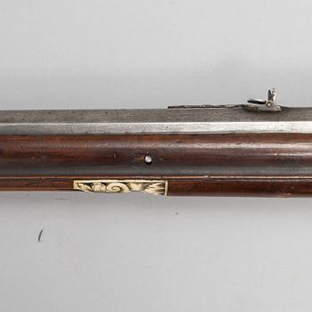 Wheel lock rifle, signed Johan Neureuter, Salzb. (Salzburg Austria 1669-1754) from around the year 1700.