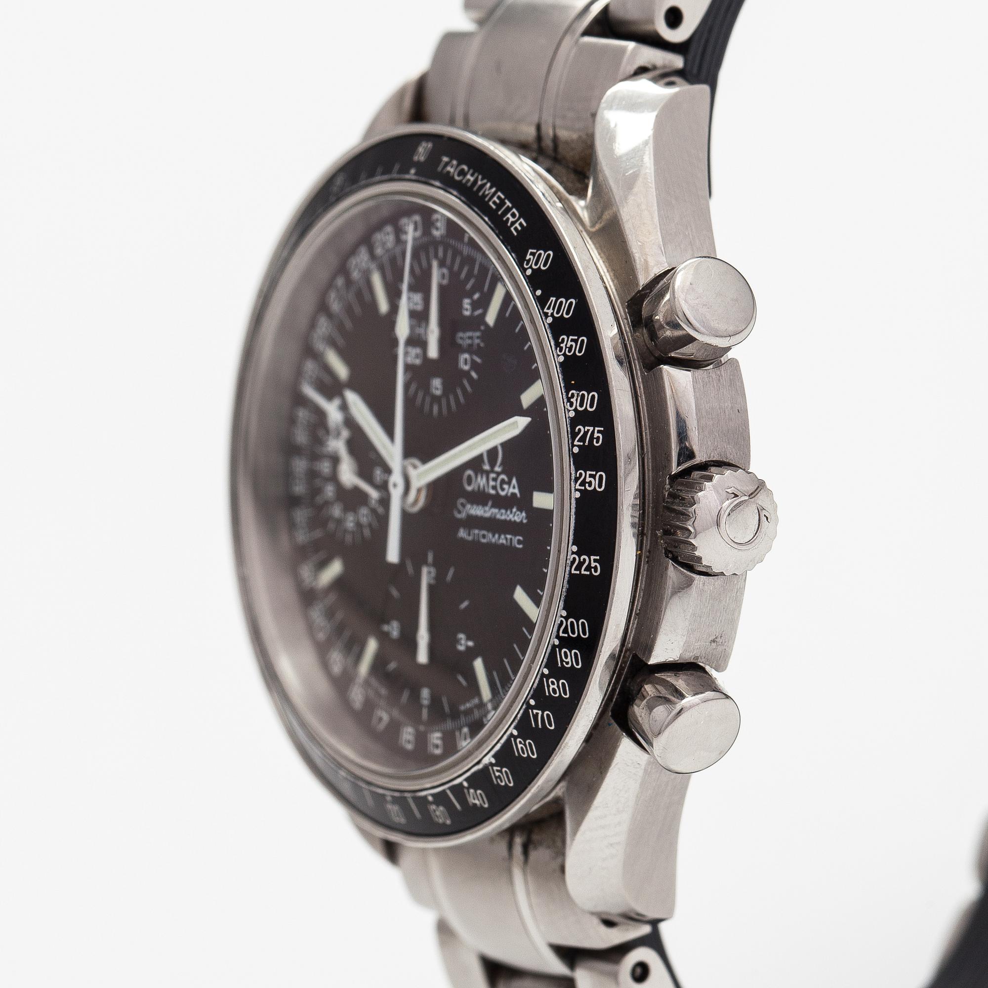 Omega, Speedmaster, day-date, rannekello, 39 mm.
