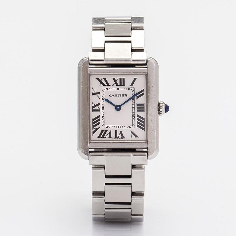 Cartier, Tank Solo, rannekello, 24 x 24 (31) mm.