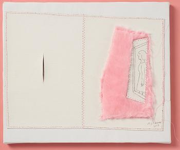 Marie-Louise Ekman, "Spegeldam (Hommage á Lucio Fontana)".