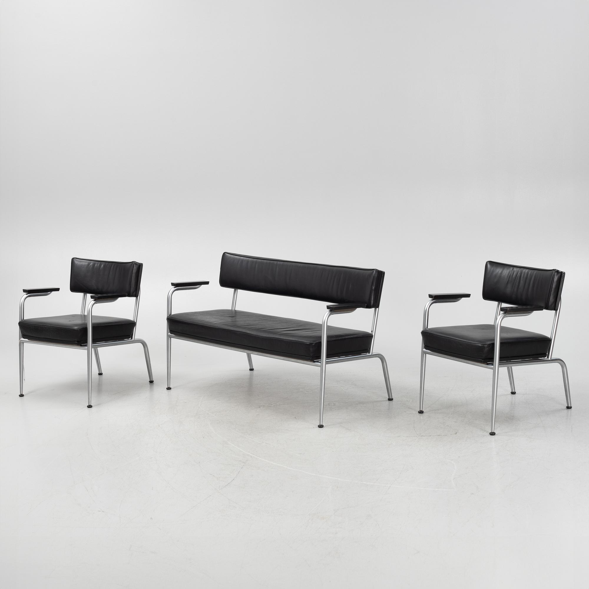 A sofa and two easy chairs, Piiroinen, Salo, Finland.