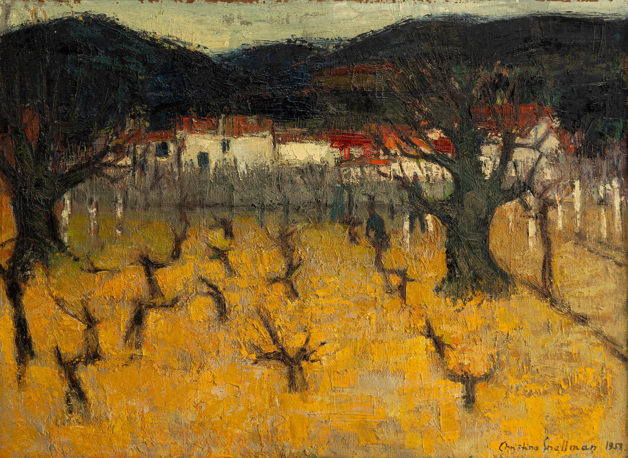Christina Snellman, "Vingård Pyrenéerna".
