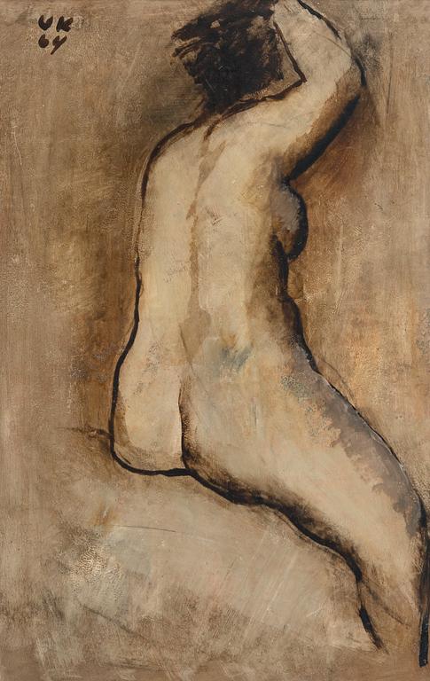 UNTO KOISTINEN, olja på skiva, signerad och daterad -64.