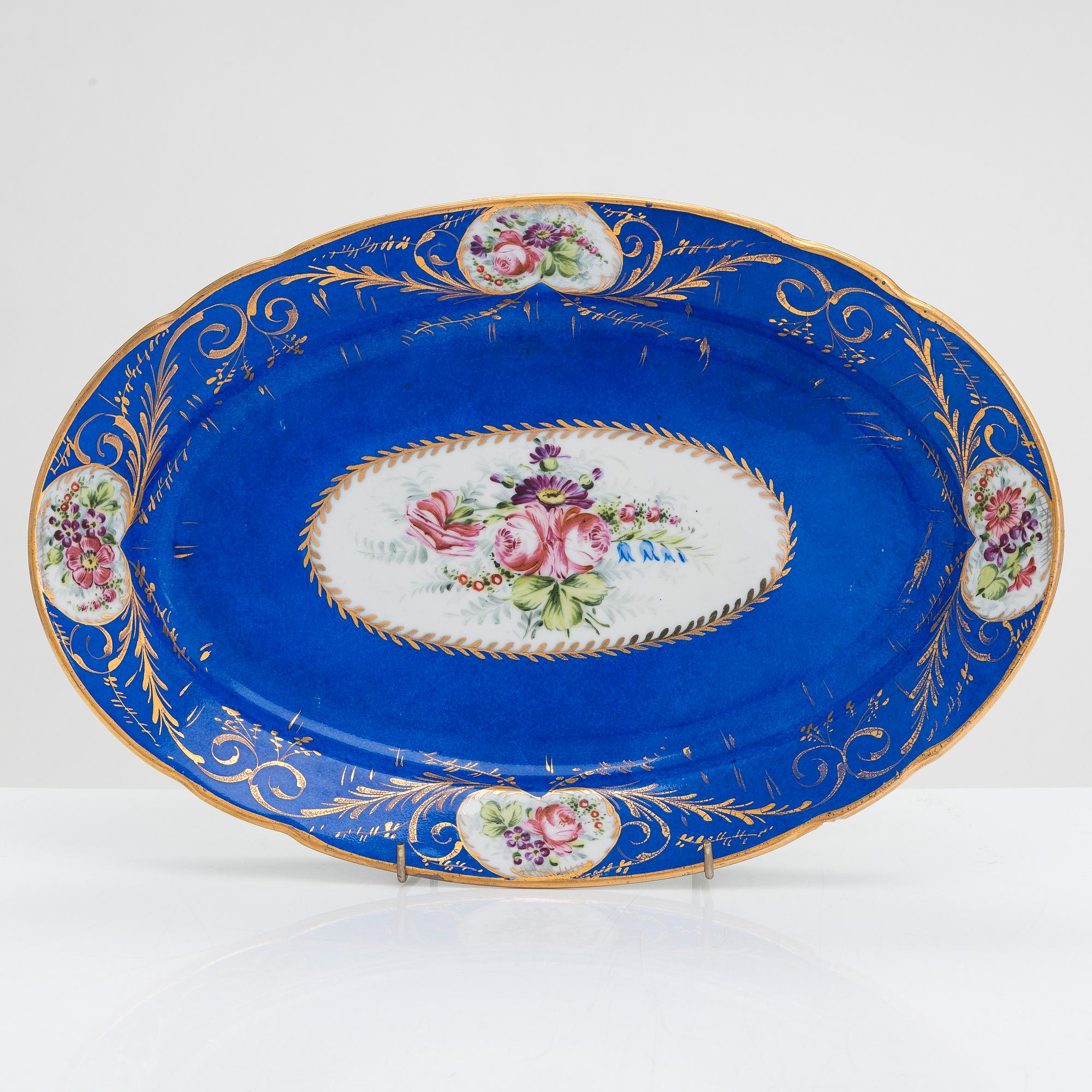 Fat, porslin, Popov, Ryssland, 1800-tal.,