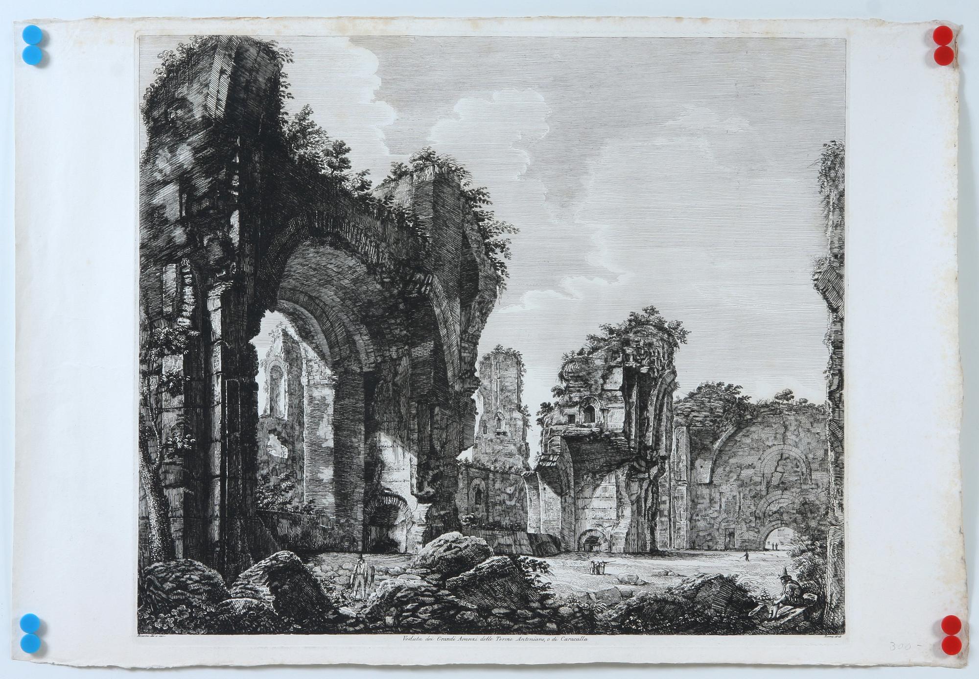 LUIGI ROSSINI, etsningar, 2 st. Dat 1821 resp 1828.