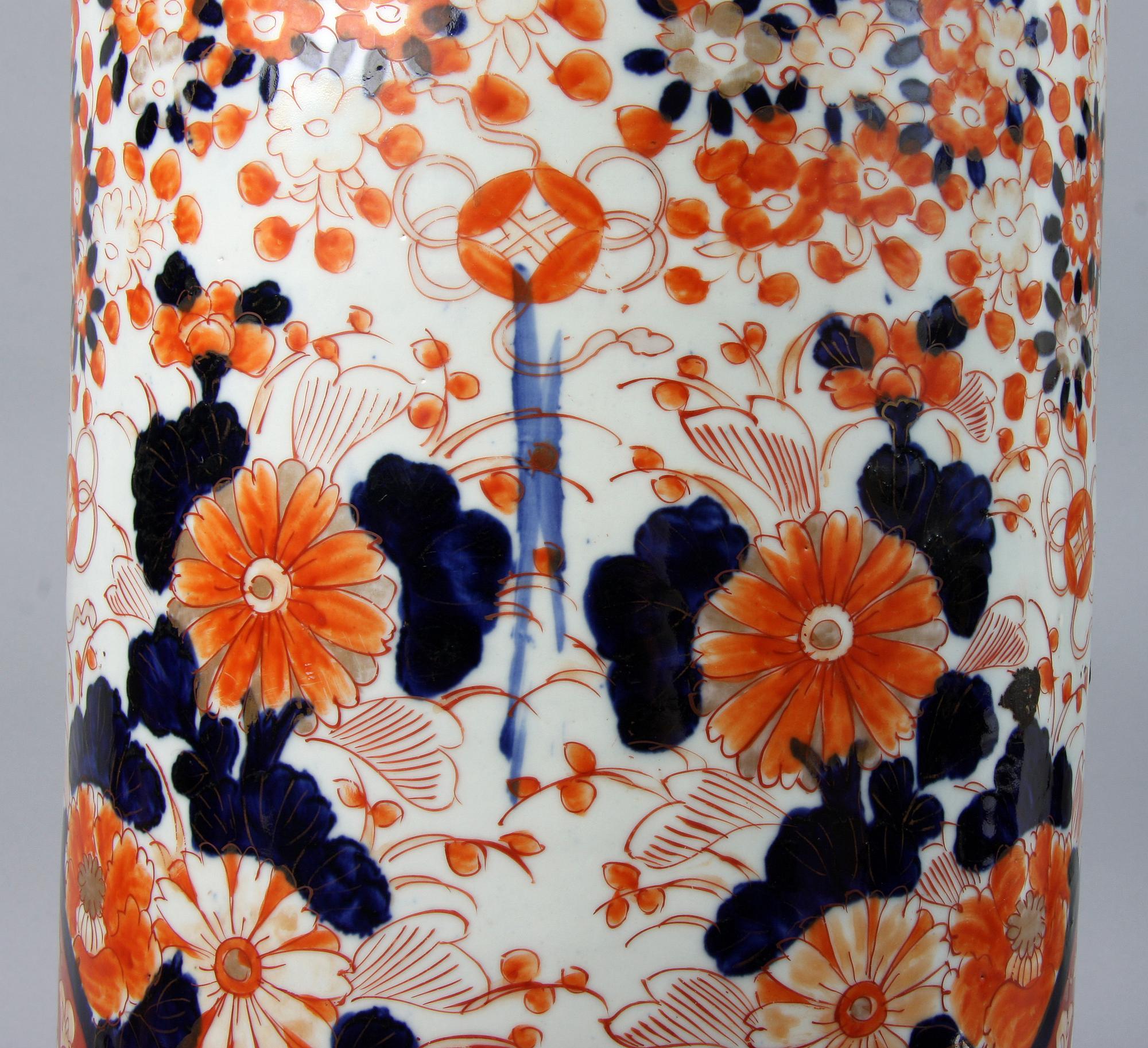 PARAPLYSTÄLL, porslin, Imari, Japan 1800/1900-tal.