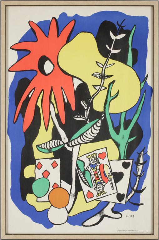 FERNAND LEGER, efter, affisch. Sign i trycket.