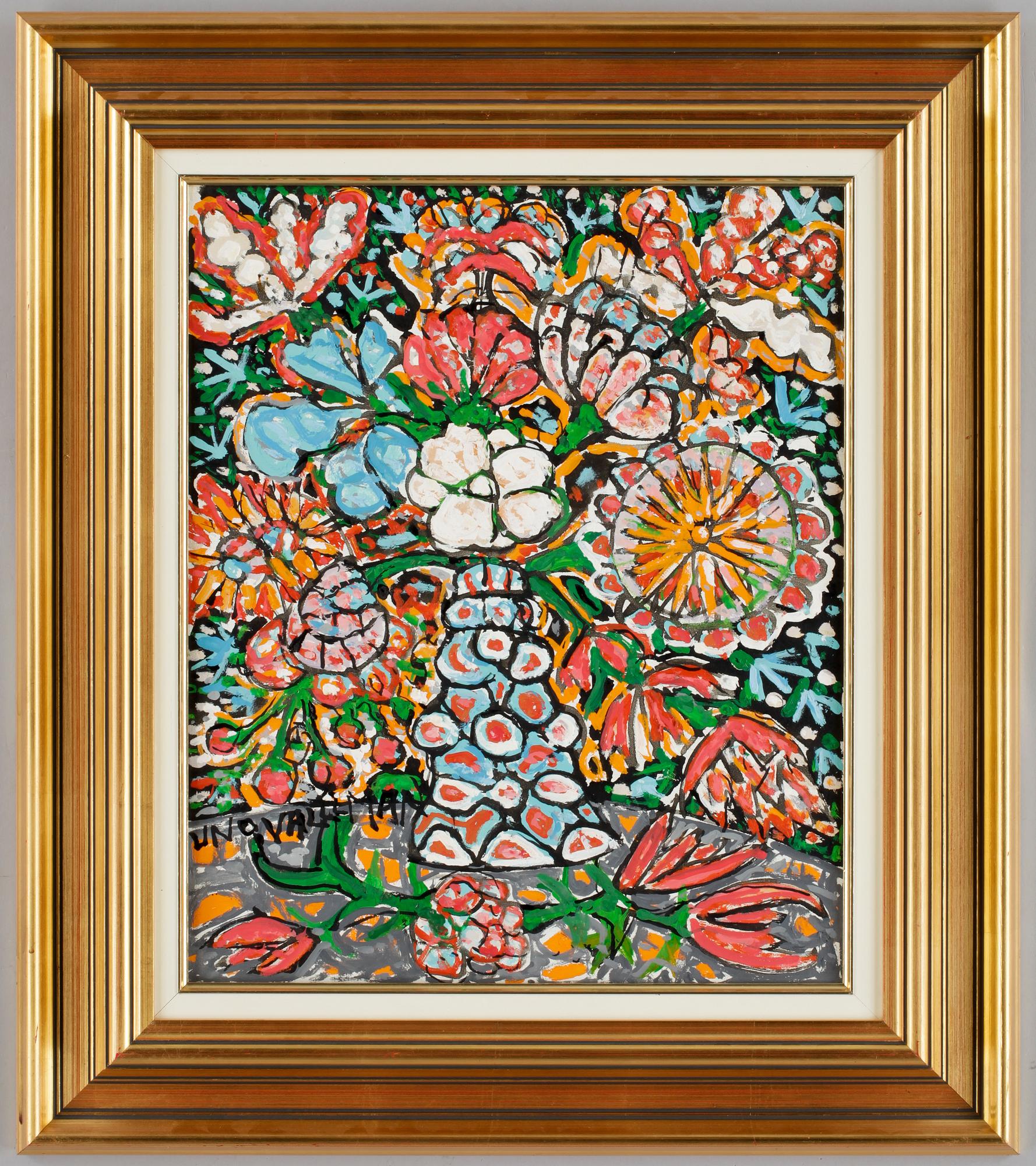 UNO VALLMAN, olja på duk, sign.