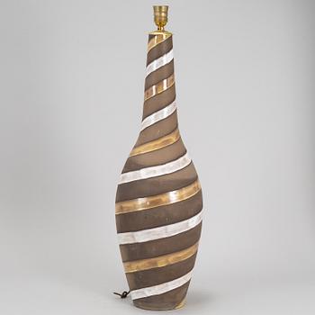 INGRID ATTERBERG, a 'Spiral' vase/floor lamp.