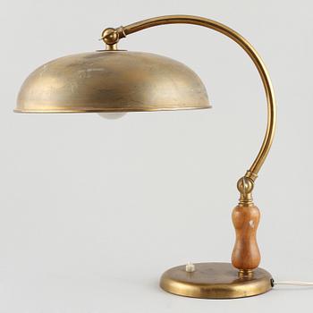 SKRIVBORDSLAMPA, 1900-talets första hälft.