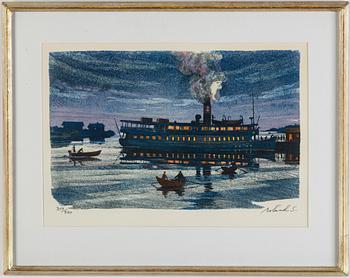 ROLAND SVENSSON, lithograph in colours, signed 307/360.