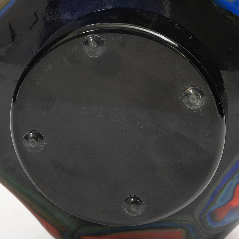 Eva Englund, a 'Millefiore Röd' vase, Orrefors, 1990.
