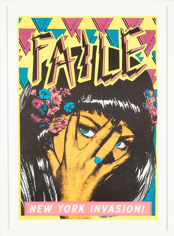 FAILE, silkscreen in colours, 2015, 500 ed., signed with seal verso.