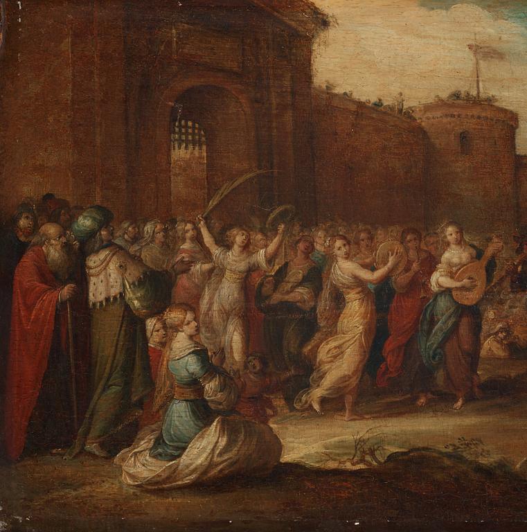 Frans Francken II Hans ateljé, Davids intåg i Jerusalem.