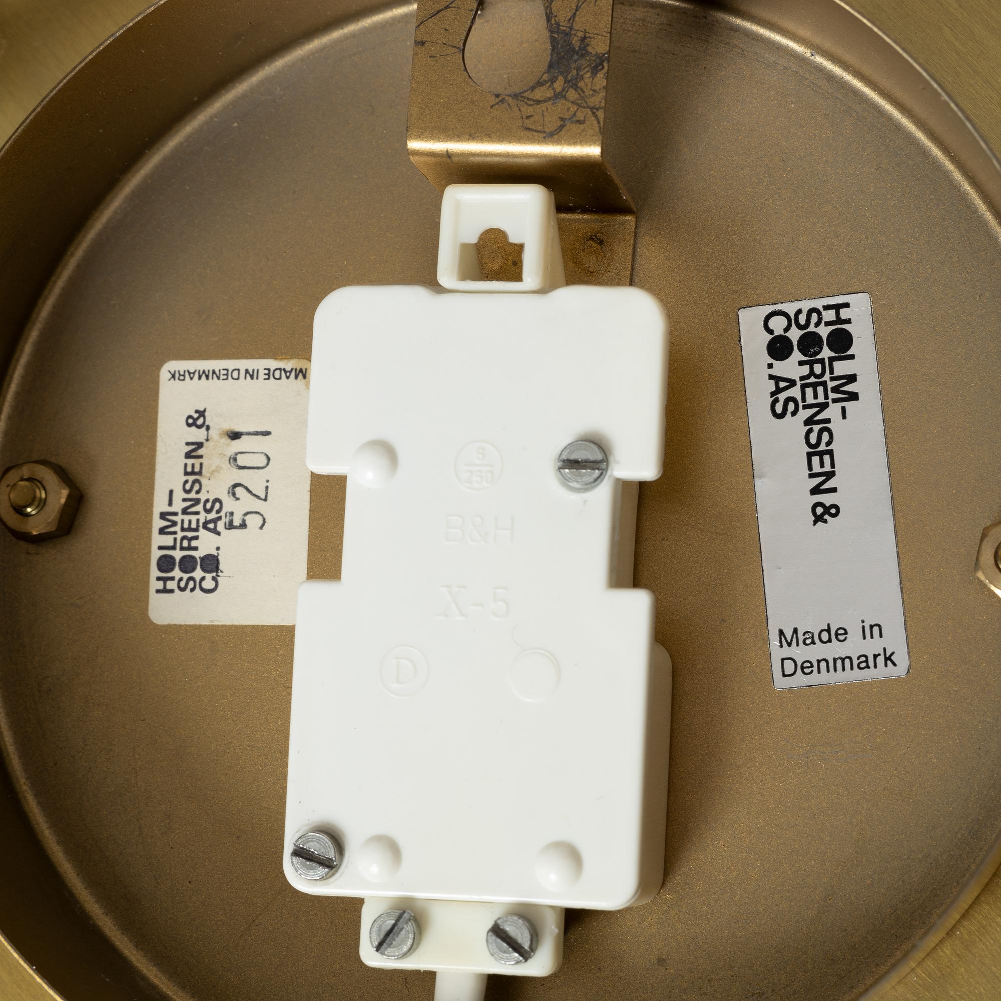 Svend Aage Holm Sørensen, vägglampa, ett par, Holm-Sørensen & Co, Danmark.