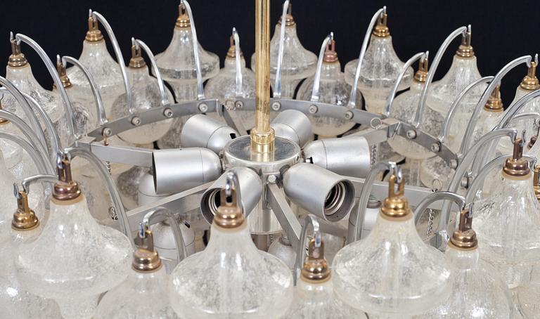 TAKARMATUR, glas och vitmetall, troligen Italien, 1960-70-tal.