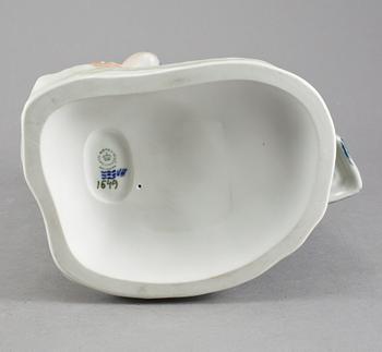 FIGURIN, porslin, Royal Copenhagen, omkring 1900-talets mitt.