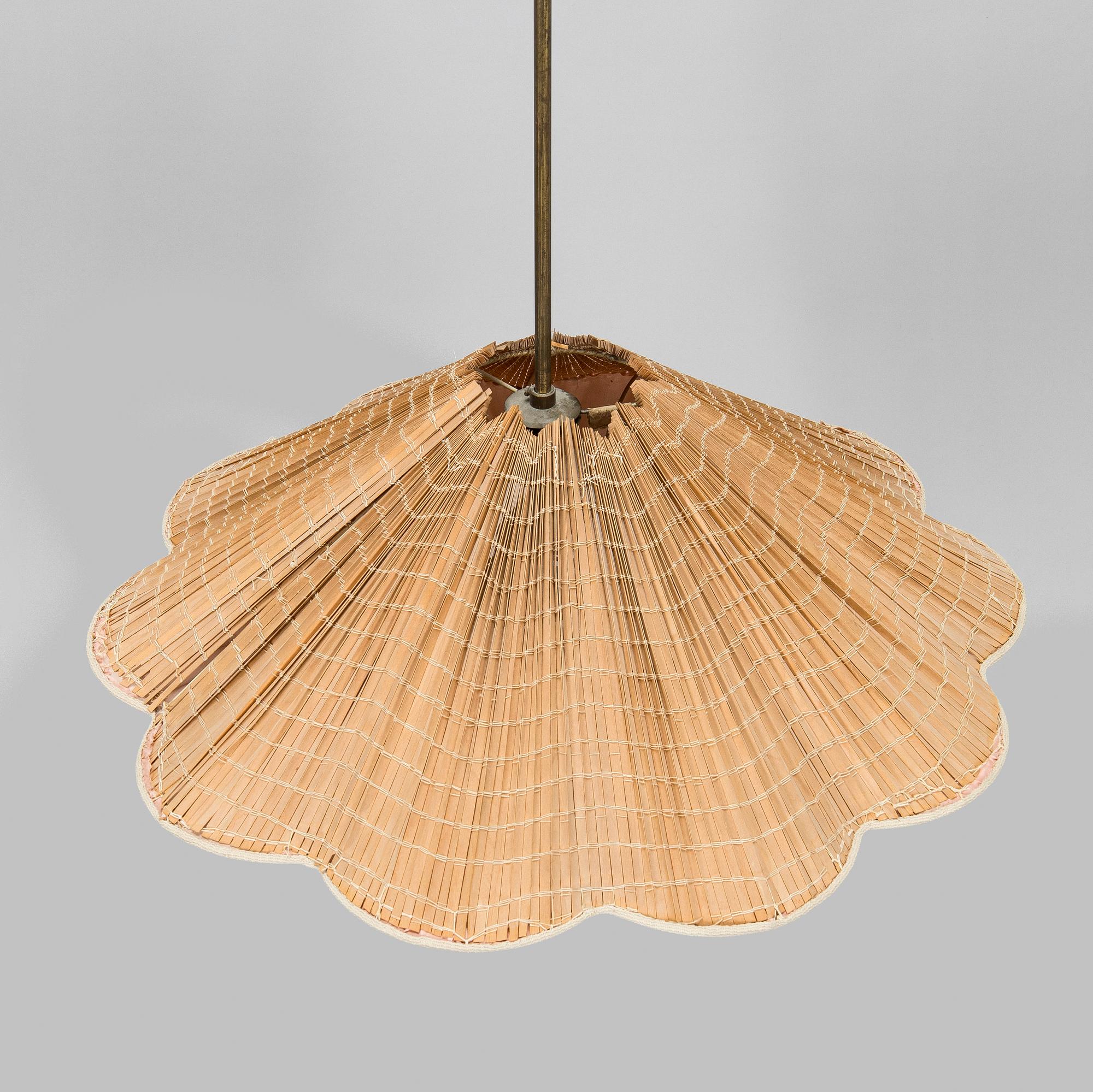 A mid-20th century ceiling lamp for Idman.