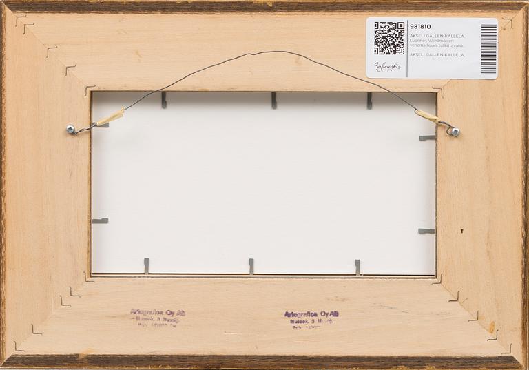 A SKETCH TO VÄINÄMÖINEN'S VOYAGE (SUMMER NIGHT).