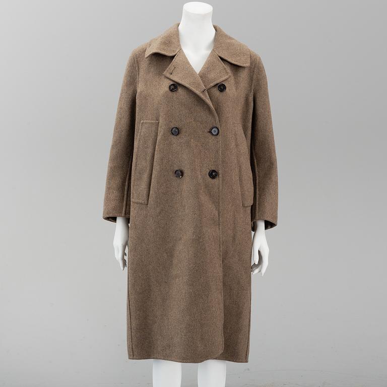 MARNI, a wool mix coat, Italian size 44.