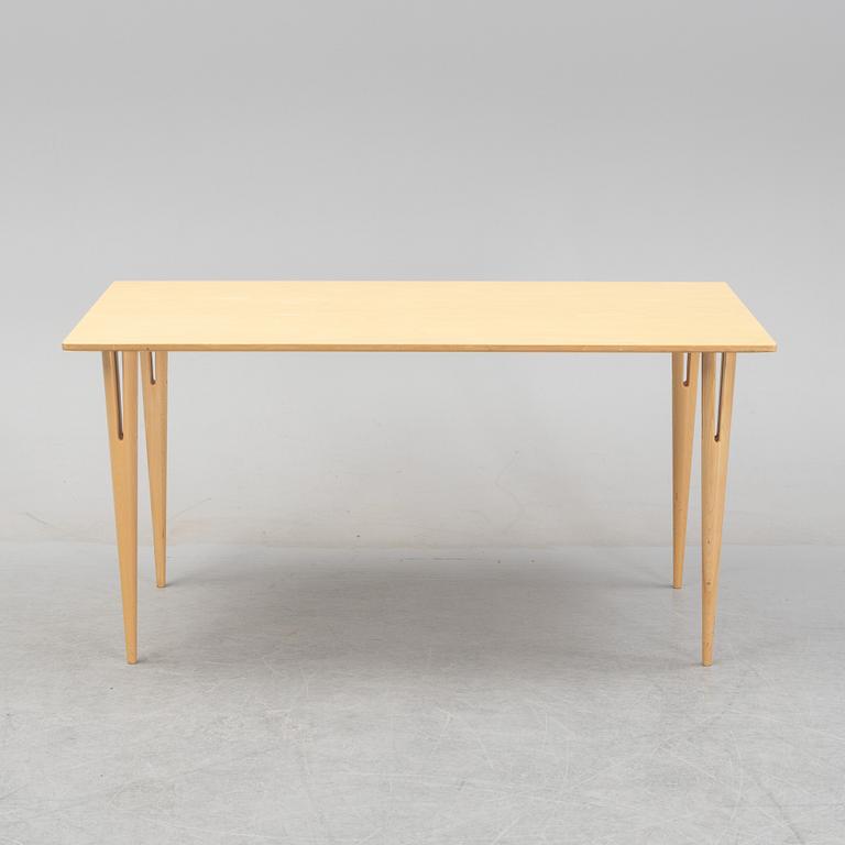 Bruno Mathsson, a birch-veneered dining table from Bruno Mathsson International.