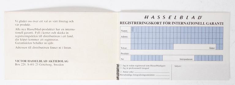 A Hasselblad camera, 2000FC/M, anniversary edition, 1985.