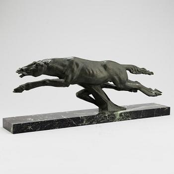 ALBERTO BAZZONI, Sculpture, bronze. Signed and mark.