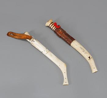 KNIVAR, 2 st, Anders Fankki, Lappland, 1900-talets första hälft.