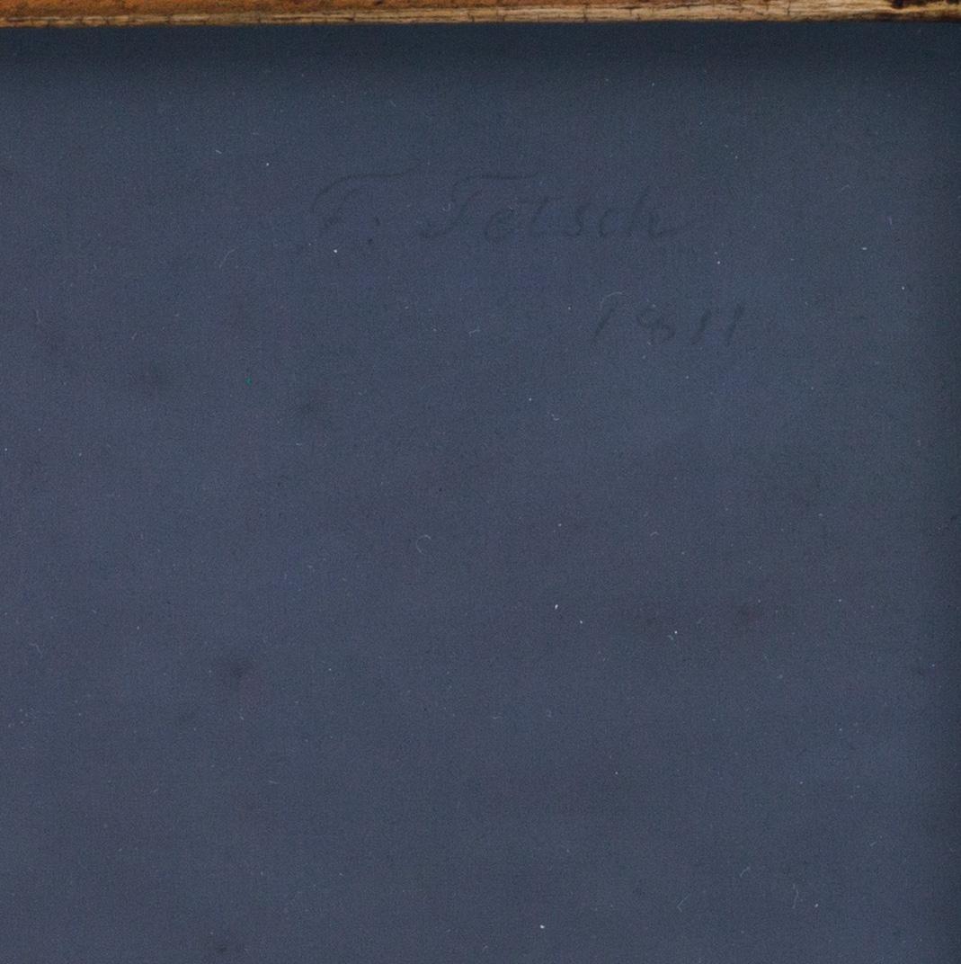 OKÄND KONSTNÄR, pastell. Bär signatur; F Tetsch daterad 1811.