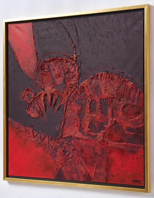 Cesár Manrique, "Resto rojo".