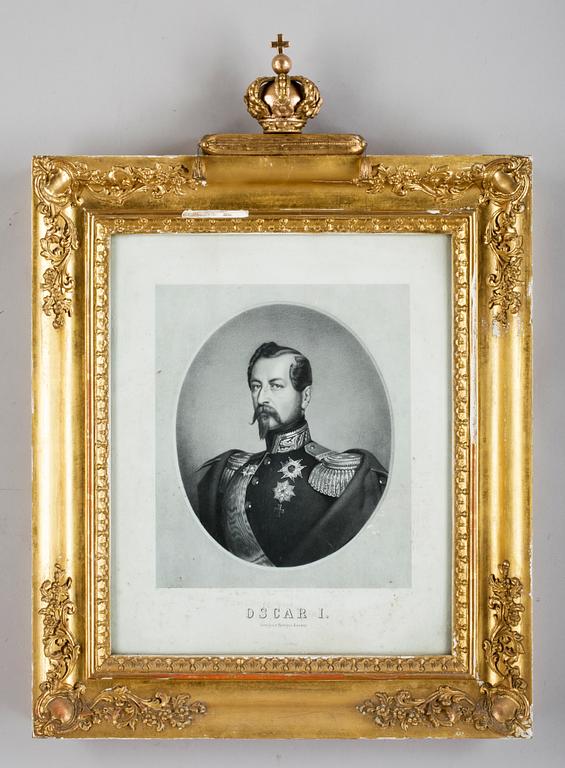 OKÄND KONSTNÄR, 2 st, gravyrer, 1800-talets andra hälft.