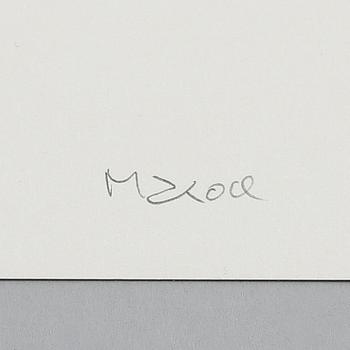 MAKODE LINDE, färglitografi, signerad och numrerad 129/220.