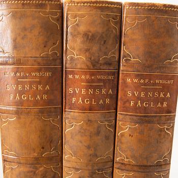 The von Wright brothers, three volumes "Svenska Fåglar", Börtzells tryckeri AB, Stockholm 1927-1929.