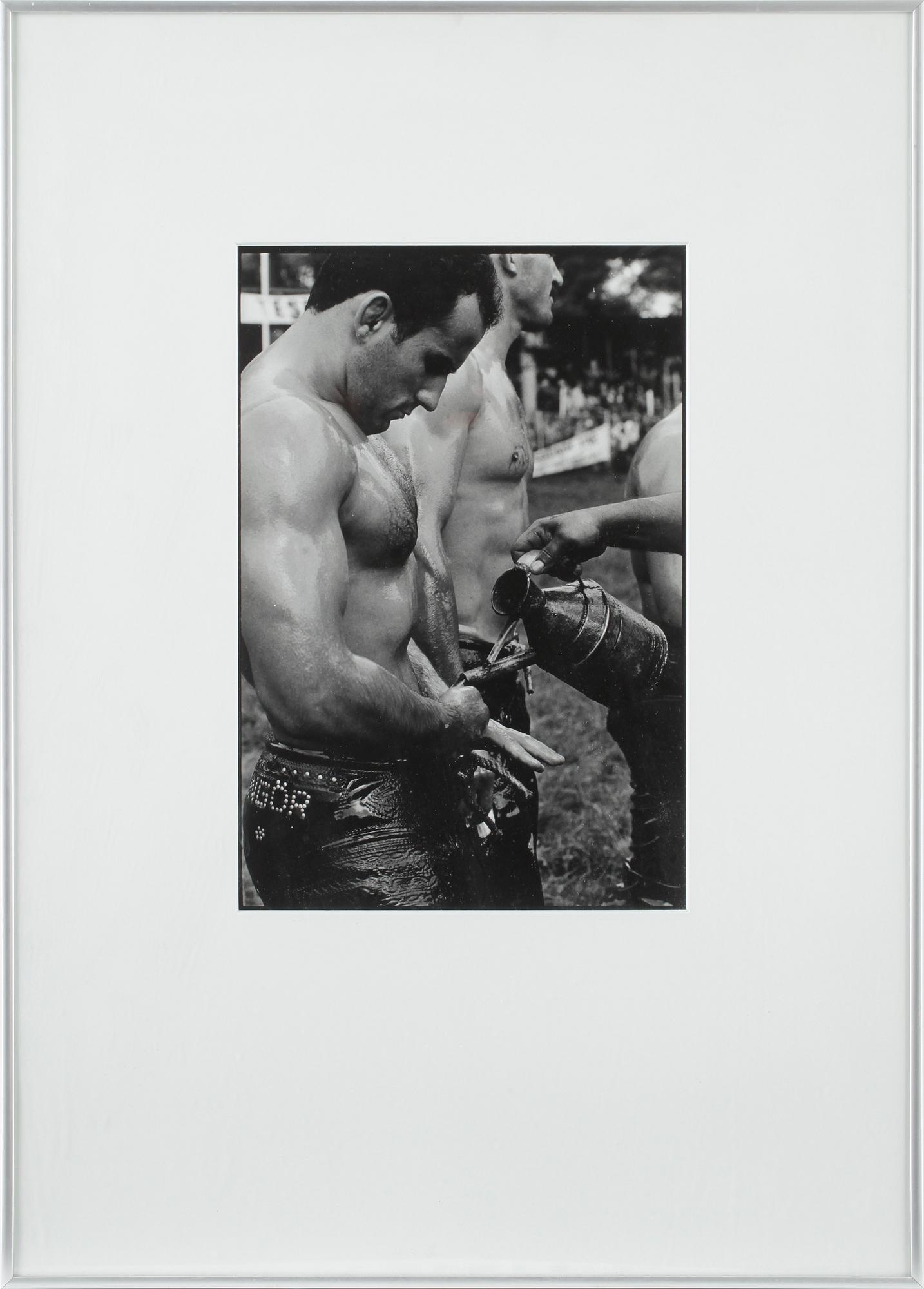 TINE HARDEN, fotografi, silvergelatin, a tergo ram signerad o daterad 1991 på etikett.