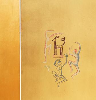 Einar Luterkort, a unique Swedish Grace folding screen, 1930s.