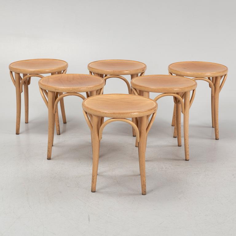 Stools, 6 pcs, "Stool No 60", TON.