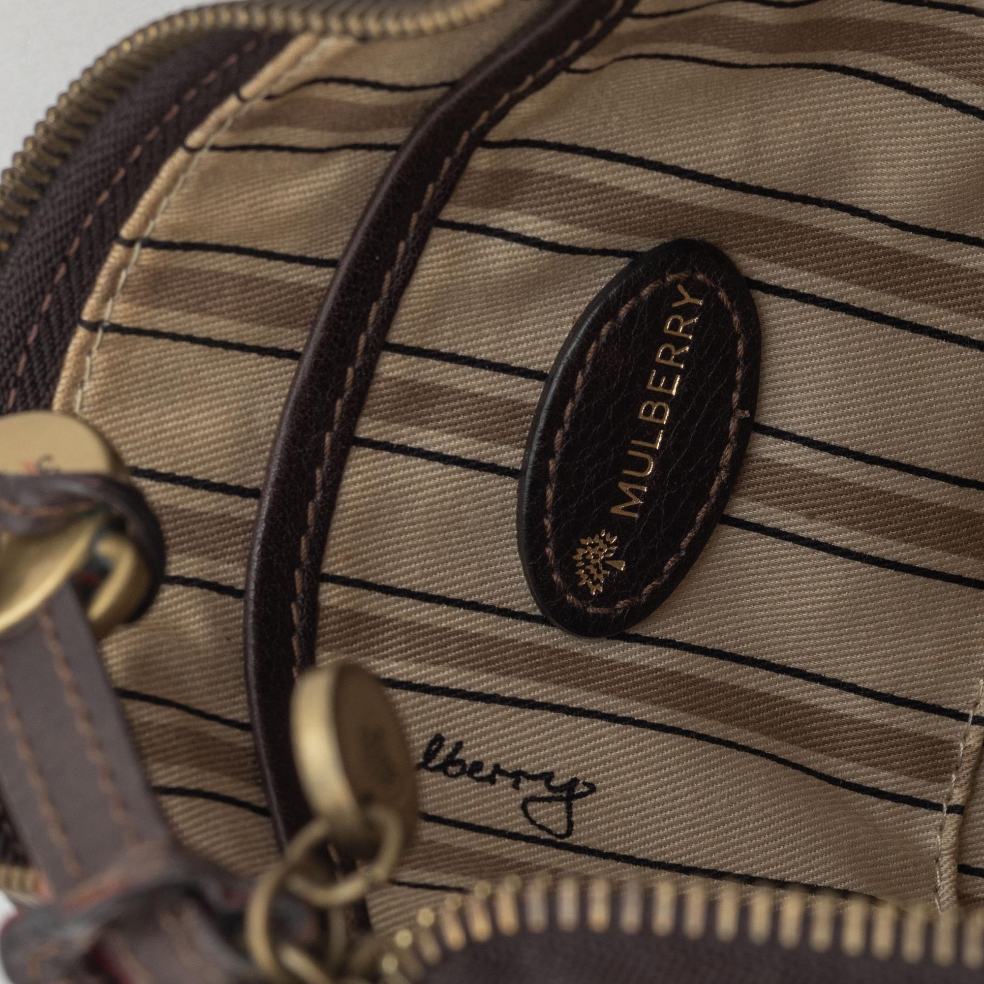 Mulberry, A brown leather bag.