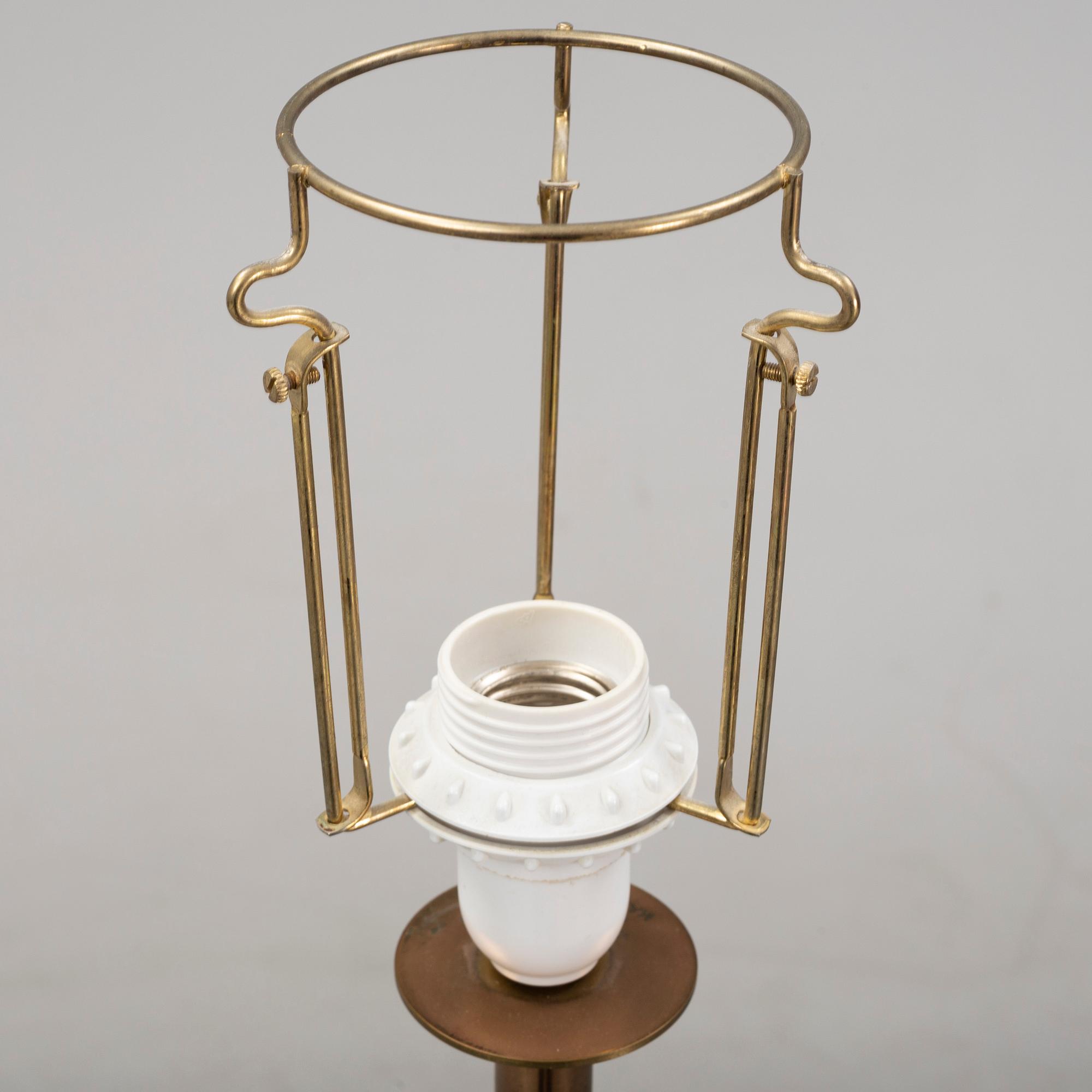 Carl Fagerlund, golvlampa, Orrefors, 1960-tal.