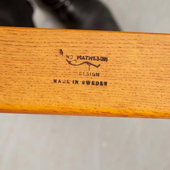 FÅTÖLJ, "Eva", Bruno Mathsson , Firma Karl Mathsson, daterad 1972.