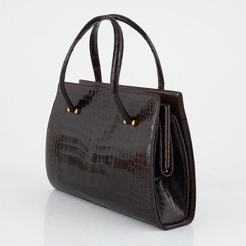 Hermès, väska "Sac Topaze", vintage, tillverkad innan år 1945.