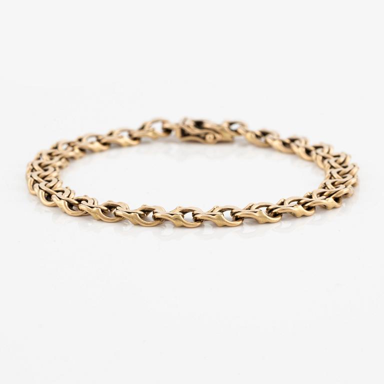 Armband, 18K guld, bismarcklänk.