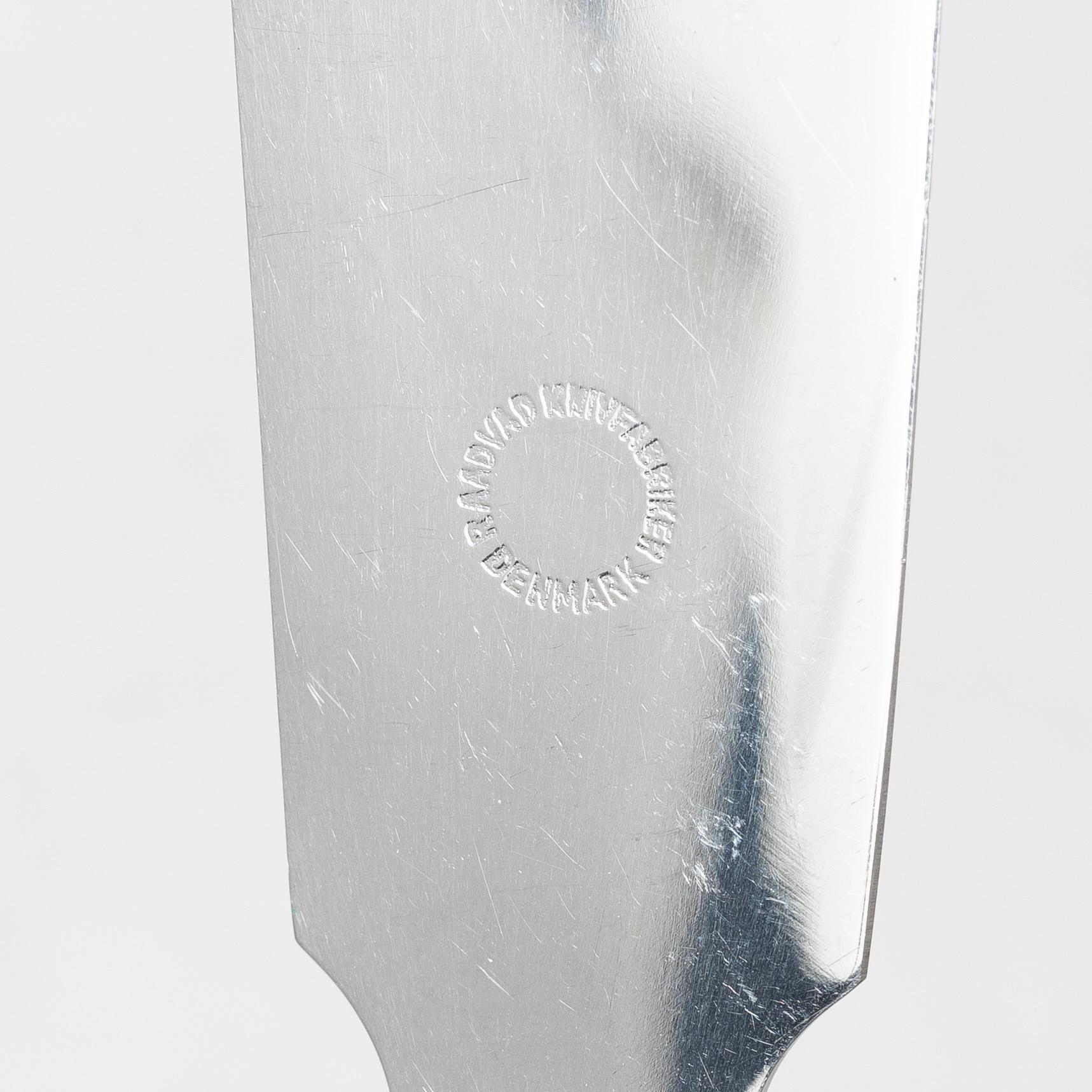 Gundorph Albertus, Cake knife, sterling silver, "Cactus" Georg Jensen, Copenhagen, Denmark 1933.