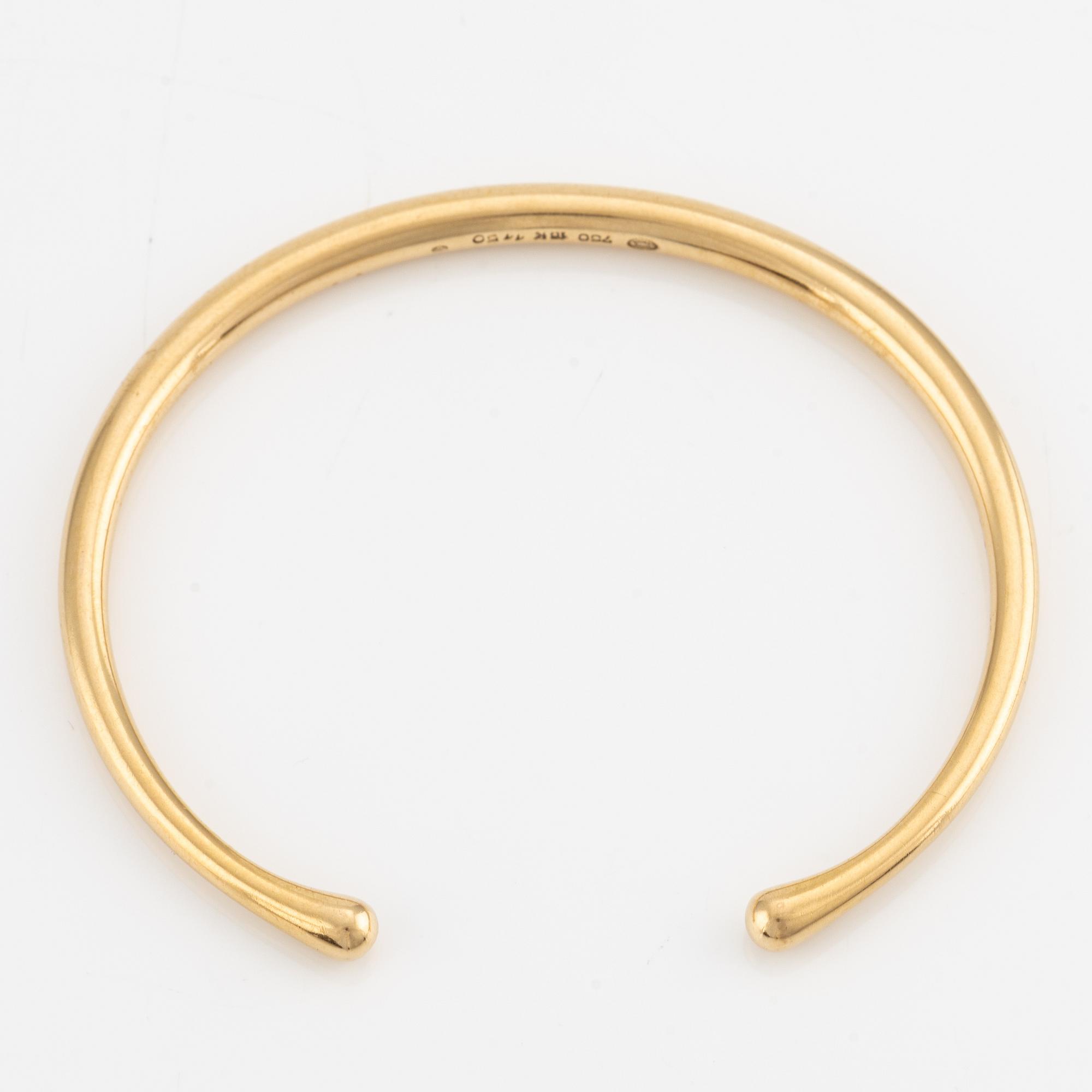 Georg Jensen, bracelet, 18K gold, model 1150.