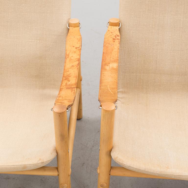 A pair of Bror Boije "Junker" Dux lounge chairs.