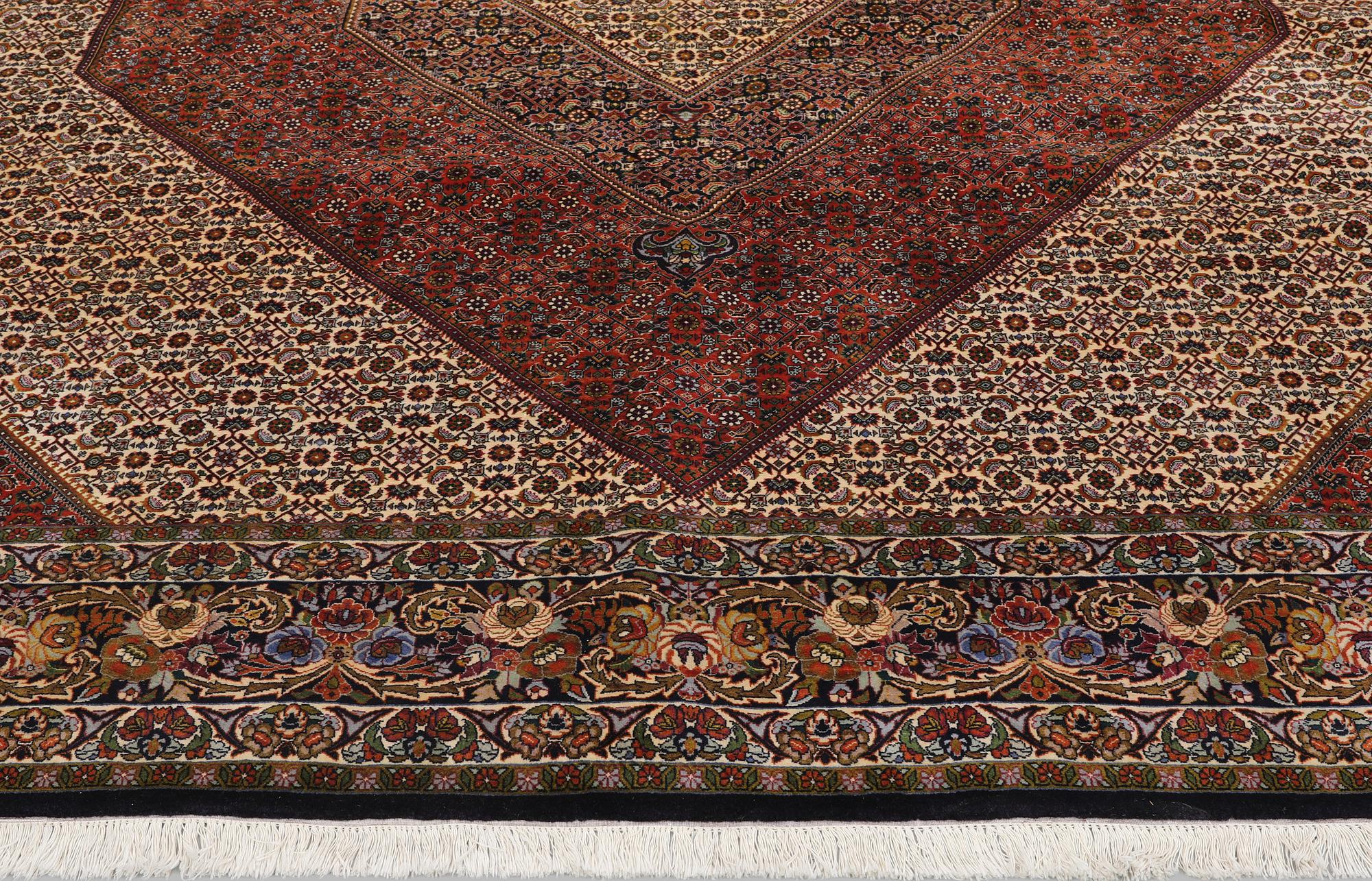 A Bidjar so-called Takab carpet, 348 x 305 cm.