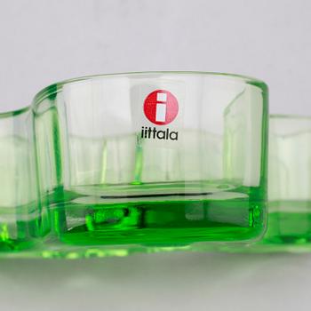 SKÅLAR, 3 st, glas, "Savoy", Alvar Aalto, Iittala.